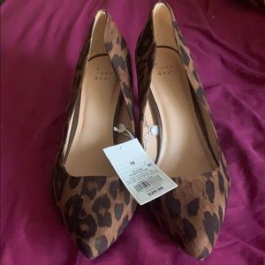 Leopard print heels